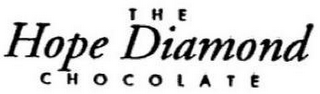 THE HOPE DIAMOND CHOCOLATE logo