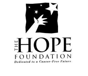 THE HOPE FOUNDATION DEDICATED TO A CANCER-FREE FUTURE logo