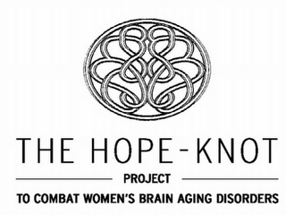 THE HOPE-KNOT PROJECT TO COMBAT WOMEN'S BRAIN AGING DISORDERS logo