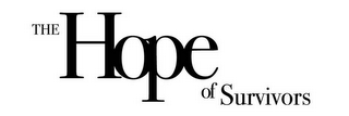 THE HOPE OF SURVIVORS logo
