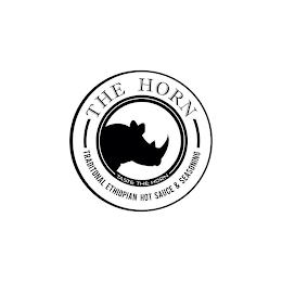THE HORN TASTE THE HORN TRADITIONAL ETHIOPIAN HOT SAUCE & SEASONING logo
