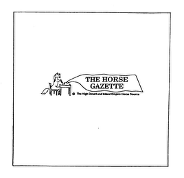 THE HORSE GAZETTE THE HIGH DESERT AND INLAND EMPIRE HORSE SOURCE logo