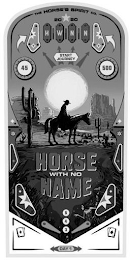 THE HORSE'S SPIRIT CO. 2020 H W N N START JOURNEY 45 500 HORSE WITH NO NAME 5 4 3 DAY 1 logo