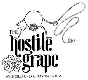 THE HOSTILE GRAPE WINE CELLAR BAR TASTING ROOM logo