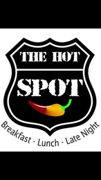 THE HOT SPOT BREAKFAST - LUNCH - LATE NIGHT logo