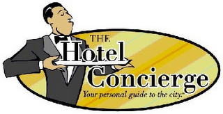 THE HOTEL CONCIERGE YOUR PERSONAL GUIDE TO THE CITY. logo
