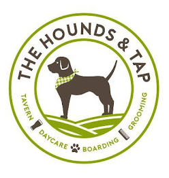 THE HOUNDS & TAP TAVERN DAYCARE BOARDING GROOMING logo
