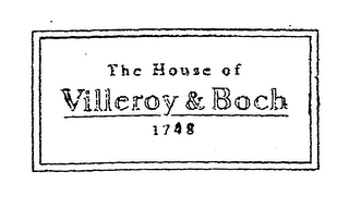THE HOUSE OF VILLEROY & BOCH 1748 logo