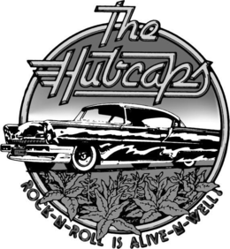 THE HUBCAPS ROCK-N-ROLL IS ALIVE-N-WELL logo