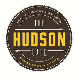 THE HUDSON CAFE 1241 WOODWARD AVENUE BREAKFAST & LUNCH logo