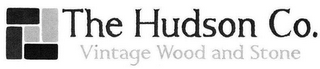 THE HUDSON CO. VINTAGE WOOD AND STONE logo
