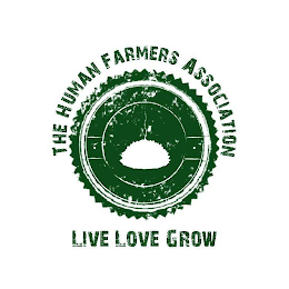 THE HUMAN FARMERS ASSOCIATION LIVE LOVE GROW logo