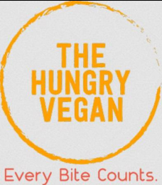 THE HUNGRY VEGAN EVERY BITE COUNTS logo