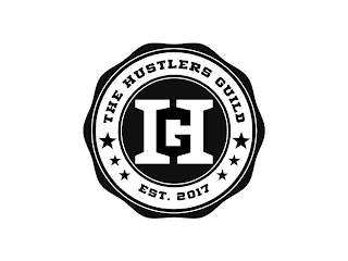 THE HUSTLERS GUILD HG EST. 2017 logo