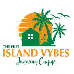 THE HUT ISLAND VYBES JAMAICAN CUISINE logo