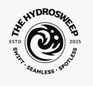 THE HYDROSWEEP SWIFT • SEAMLESS • SPOTLESS ESTD 2025 logo