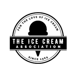 THE ICE CREAM ASSOCIATION FOR THE LOVE OF ICE CREAM SINCE 1969 logo