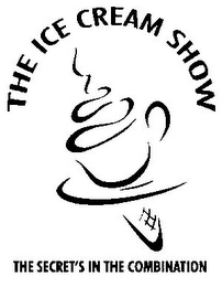 THE ICE CREAM SHOW THE SECRET'S IN THE COMBINATION logo