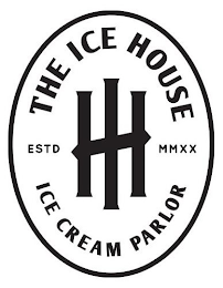 THE ICE HOUSE ICE CREAM PARLOR ESTD IH MMXX logo