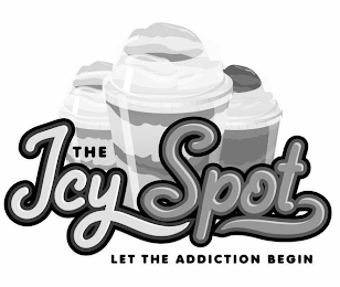 THE ICY SPOT LET THE ADDICTION BEGIN logo