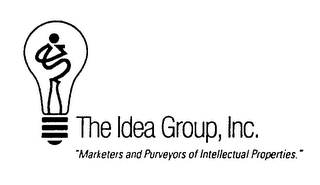 THE IDEA GROUP, INC. "MARKETERS AND PURVEYORS OF INTELLECTUAL PROPERTIES." logo