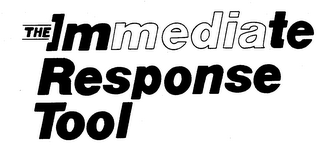 THE IMMEDIATE RESPONSE TOOL logo