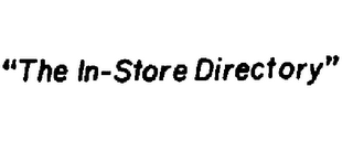 "THE IN-STORE DIRECTORY" logo