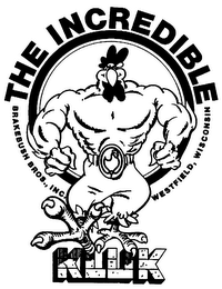 THE INCREDIBLE KLUK BRAKE BRUSH BROS., INC., WESTFIELD, WISCONSIN logo