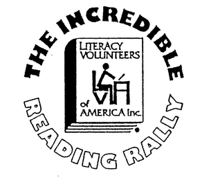 THE INCREDIBLE READING RALLY LITERACY VOLUNTEERS OF AMERICA INC. logo