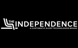 THE INDEPENDENCE A CUSTOMATIC SLEEP TECHNOLOGIES BRAND logo
