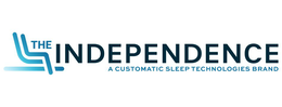 THE INDEPENDENCE A CUSTOMATIC SLEEP TECHNOLOGIES BRAND logo