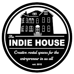 THE INDIE HOUSE CREATIVE RENTAL SPACES FOR THE ENTREPRENEUR IN US ALL EST. 2015 logo