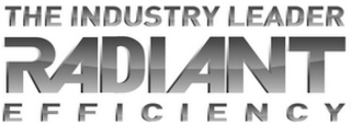 THE INDUSTRY LEADER RADIANT EFFICIENCY logo