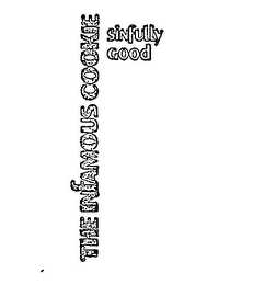 THE INFAMOUS COOKIE SINFULLY GOOD logo
