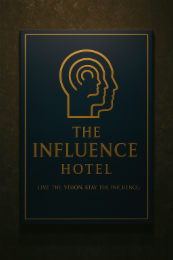 THE INFLUENCE HOTEL LIVE THE VISION. STAY THE INFLUENCE. logo