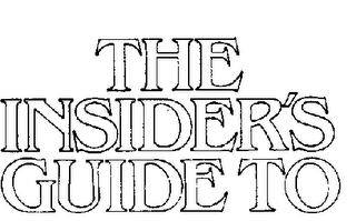THE INSIDER'S GUIDE TO logo