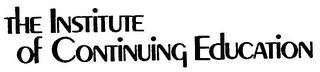 THE INSTITUTE OF CONTINUING EDUCATION logo