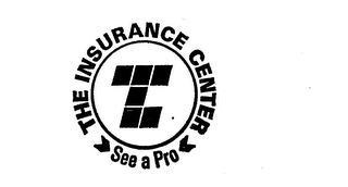 THE INSURANCE CENTER  T C  SEE A PRO logo