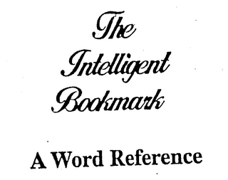 THE INTELLIGENT BOOKMARK A WORD REFERENCE logo