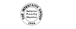 THE INTERFAITH GROUP RELIGIOUS FAMILY MAGAZINES 1966 logo