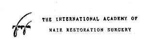 THE INTERNATIONAL ACADEMY OF HAIR RESTORATION SURGERY logo