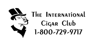 THE INTERNATIONAL CIGAR CLUB 1-800-729-9717 logo