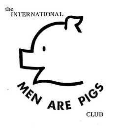 THE INTERNATIONAL MEN ARE PIGS CLUB logo