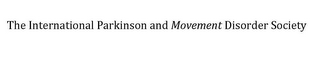 THE INTERNATIONAL PARKINSON AND MOVEMENT DISORDER SOCIETY logo