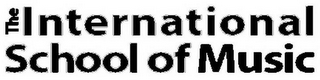 THE INTERNATIONAL SCHOOL OF MUSIC logo