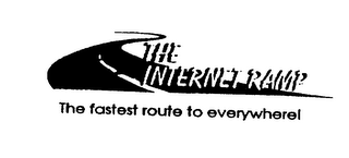 THE INTERNET RAMP THE FASTEST ROUTE TO EVERYWHERE! logo
