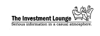 THE INVESTMENT LOUNGE SERIOUS INFORMATION IN A CASUAL ATMOSPHERE. logo