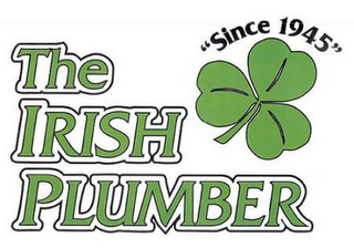 THE IRISH PLUMBER "SINCE 1945" logo