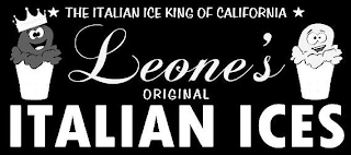 THE ITALIAN ICE KING OF CALIFORNIA LEONE'S ORIGINAL ITALIAN ICES logo