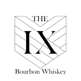 THE IX BOURBON WHISKEY logo
